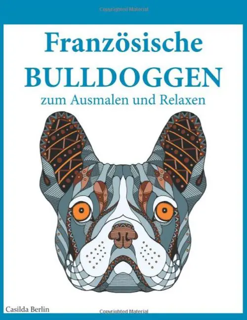 Französische Bulldogge Malbuch