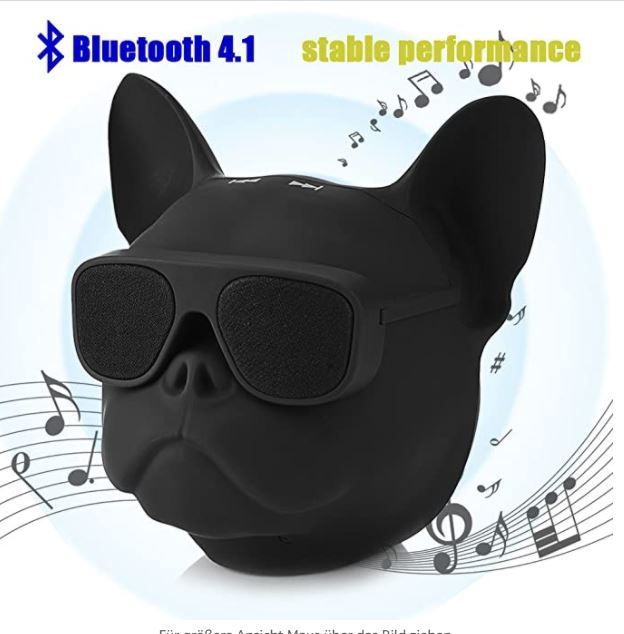 Französische Bulldoggen kabelloser Bluetooth-Lautsprecher
